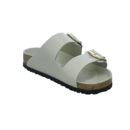 Birkenstock Pantoletten Damen Arizona Big Buckle Beige