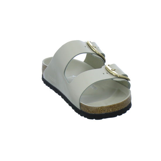 Birkenstock Pantoletten Damen Arizona Big Buckle Beige