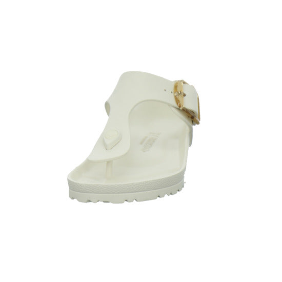 Birkenstock Pantoletten Damen Gizeh Big Buckle EVA Beige