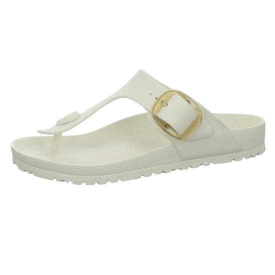 Birkenstock Pantoletten Damen Gizeh Big Buckle EVA Beige