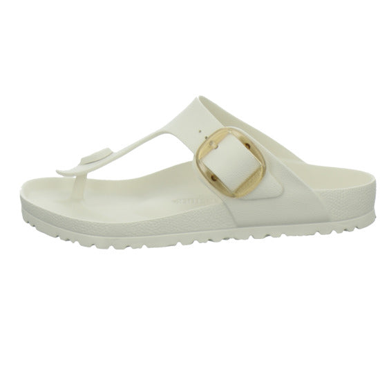 Birkenstock Pantoletten Damen Gizeh Big Buckle EVA Beige