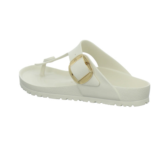 Birkenstock Pantoletten Damen Gizeh Big Buckle EVA Beige