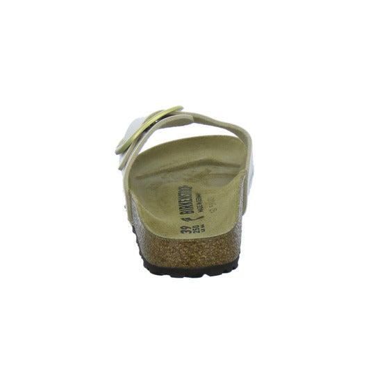 Birkenstock Pantoletten Damen Madrid Big Buckle Beige