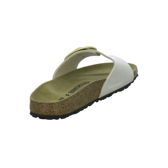 Birkenstock Pantoletten Damen Madrid Big Buckle Beige
