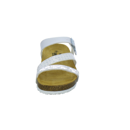 Longo Pantoletten Silber - 360° Ansicht