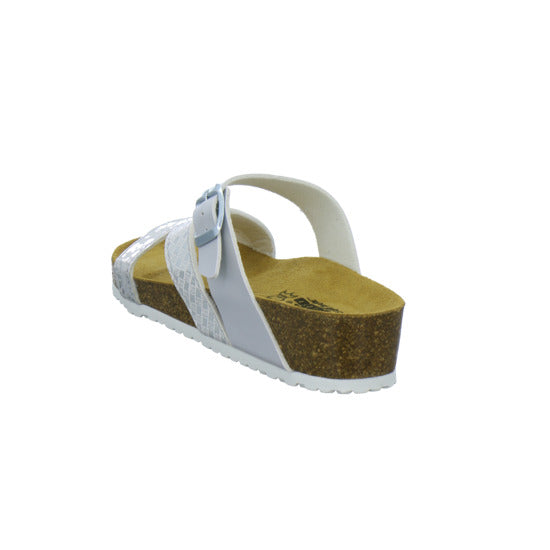 Longo Pantoletten Silber - 360° Ansicht