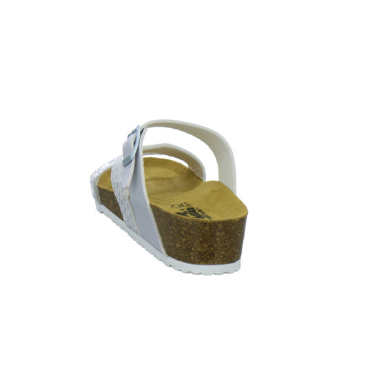 Longo Pantoletten Silber - 360° Ansicht