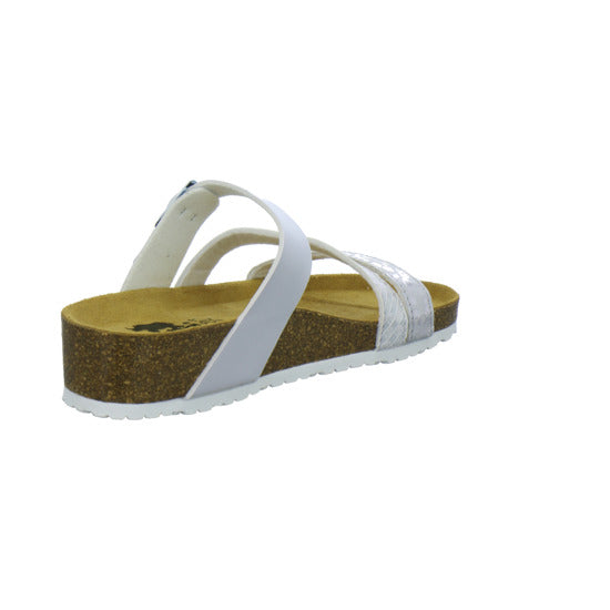 Longo Pantoletten Silber - 360° Ansicht