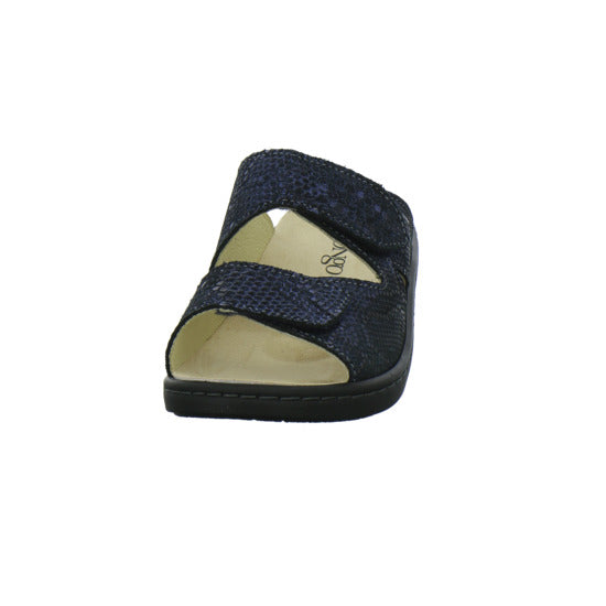 Longo Pantoletten Dunkelblau - 360° Ansicht