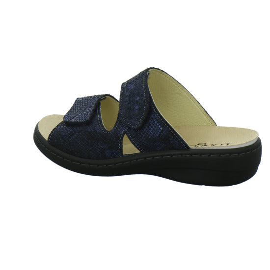 Longo Pantoletten Dunkelblau - 360° Ansicht