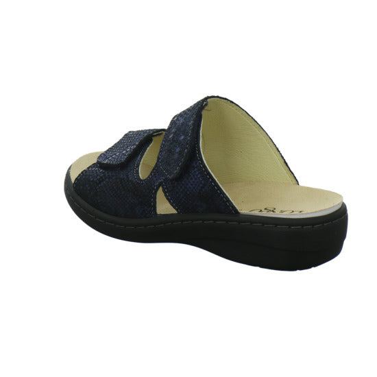 Longo Pantoletten Dunkelblau - 360° Ansicht