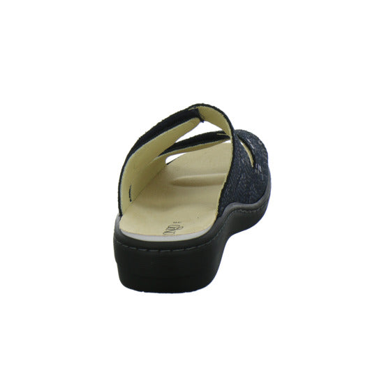 Longo Pantoletten Dunkelblau - 360° Ansicht