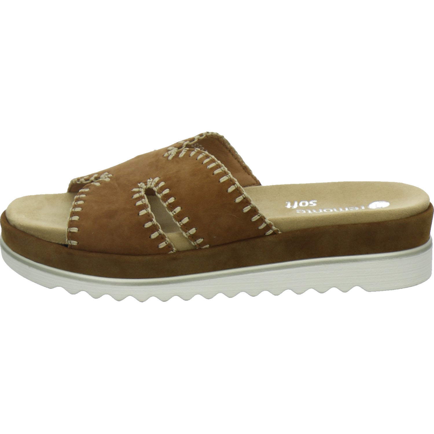 Remonte Pantoletten Damen Mittelbraun