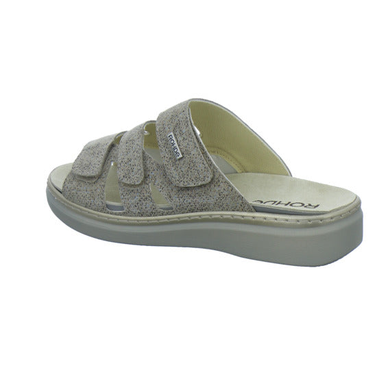 Rohde Pantoletten Damen taupe