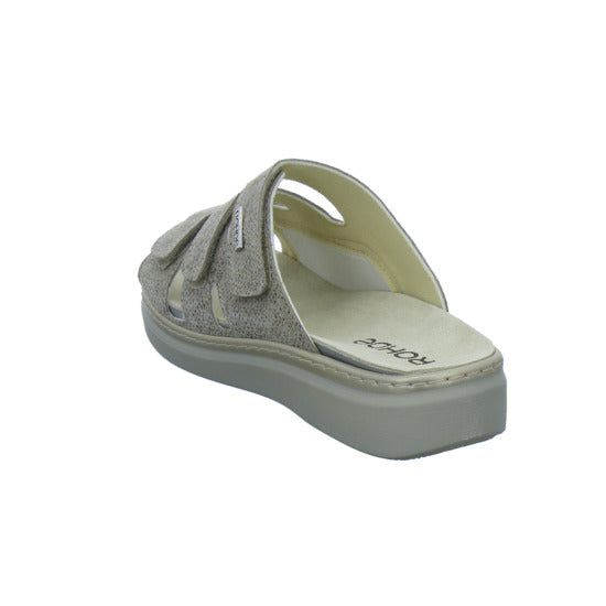 Rohde Pantoletten Damen taupe