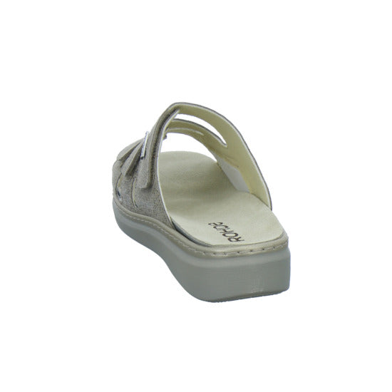 Rohde Pantoletten Damen taupe