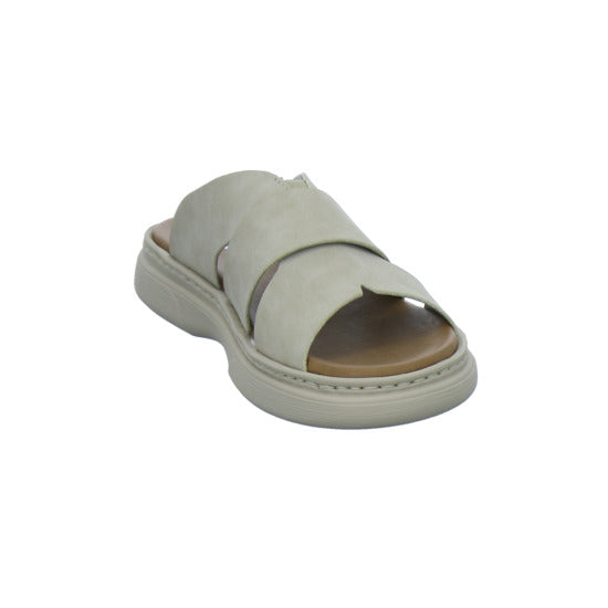 Rieker Pantoletten Damen taupe