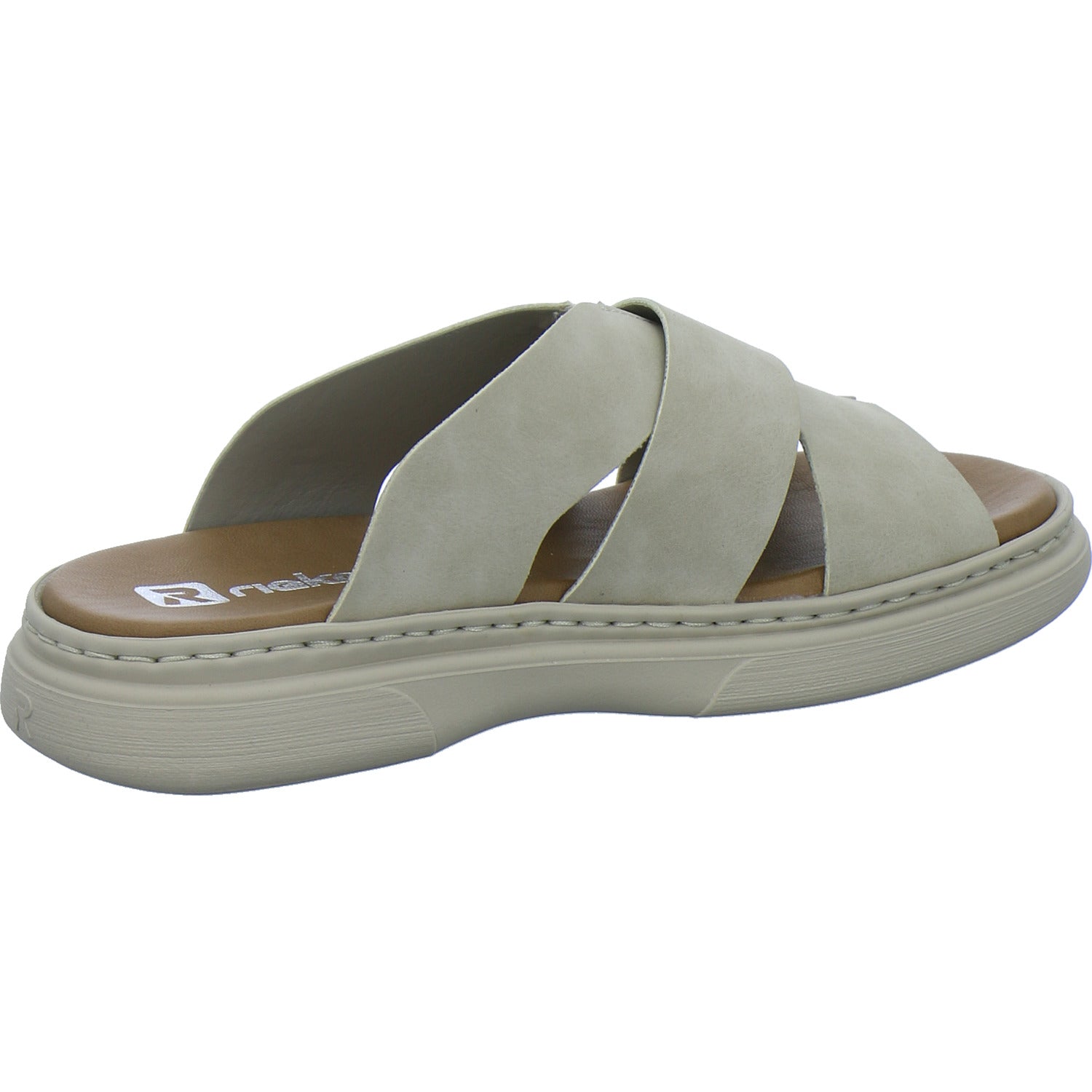 Rieker Pantoletten Damen taupe
