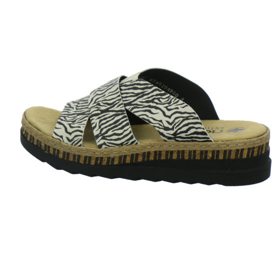 Rieker Pantoletten Damen animal