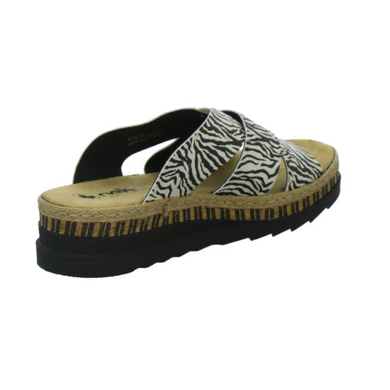 Rieker Pantoletten Damen animal