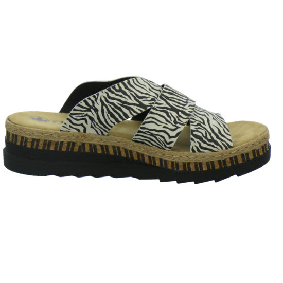 Rieker Pantoletten Damen animal