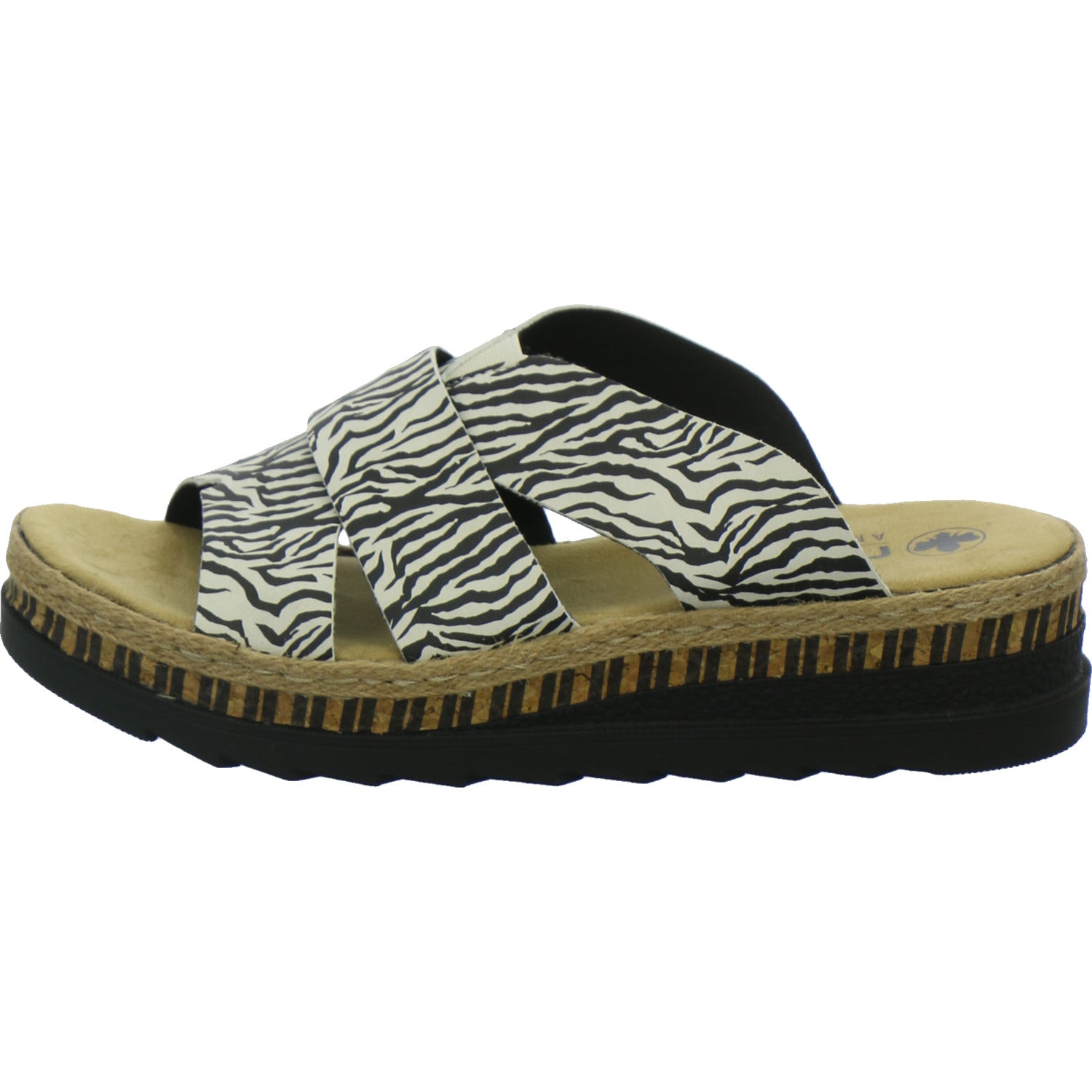 Rieker Pantoletten Damen animal