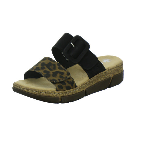Rieker Pantoletten Damen animal