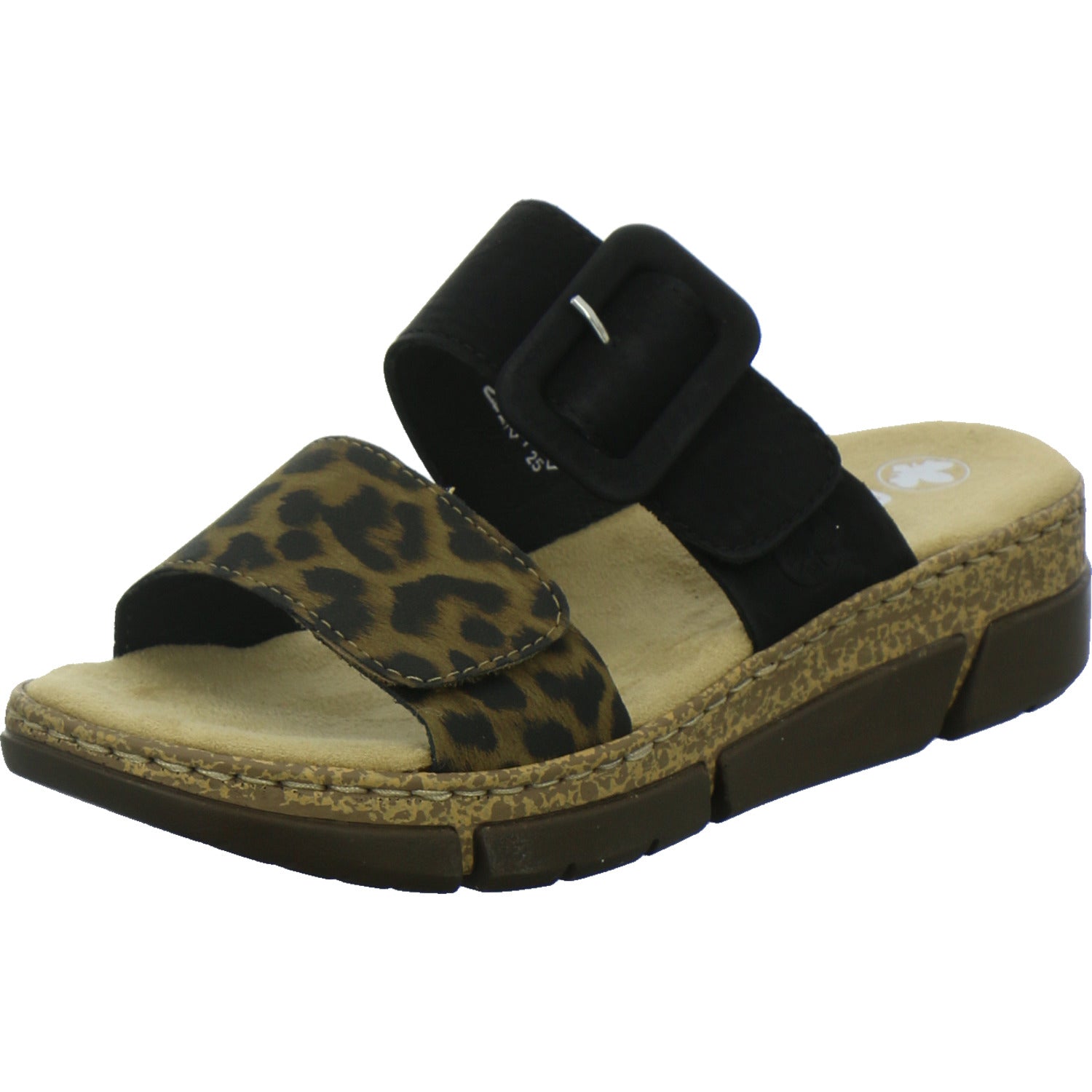 Rieker Pantoletten Damen animal