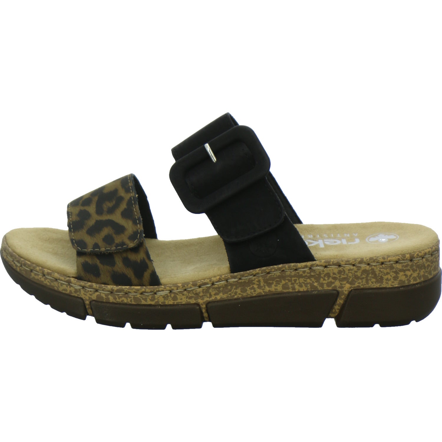 Rieker Pantoletten Damen animal