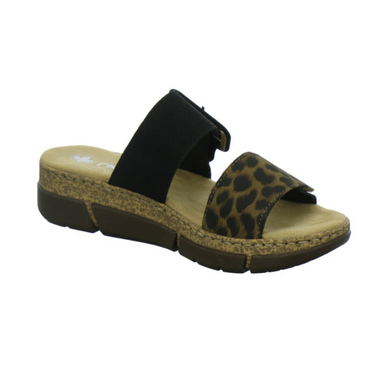 Rieker Pantoletten Damen animal