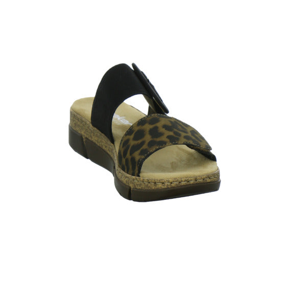 Rieker Pantoletten Damen animal