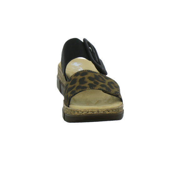 Rieker Pantoletten Damen animal