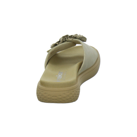 Rieker Pantoletten Beige - 360° Ansicht
