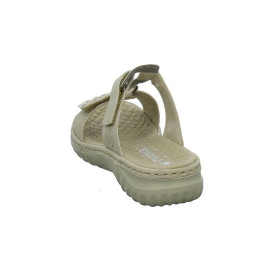 Rieker Pantoletten Beige - 360° Ansicht