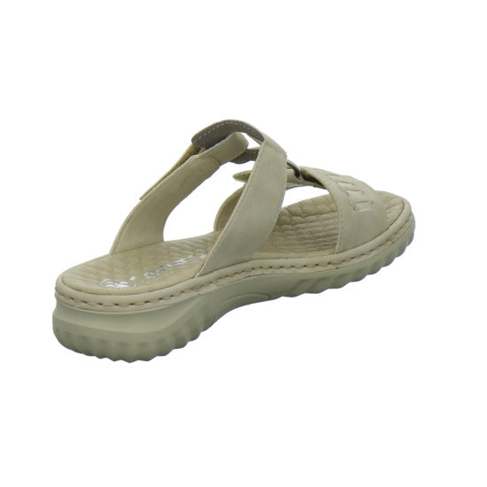 Rieker Pantoletten Beige - 360° Ansicht