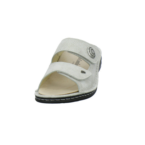 Finn Comfort Colina Pantoletten Beige - 360° Ansicht