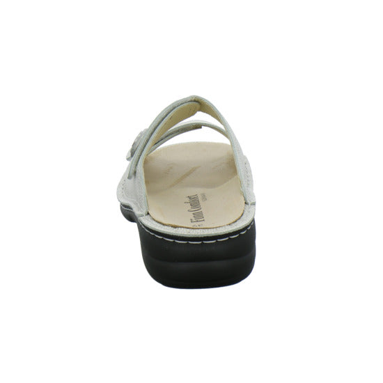 Finn Comfort Colina Pantoletten Beige - 360° Ansicht