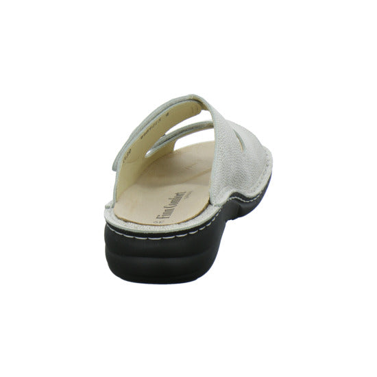 Finn Comfort Colina Pantoletten Beige - 360° Ansicht