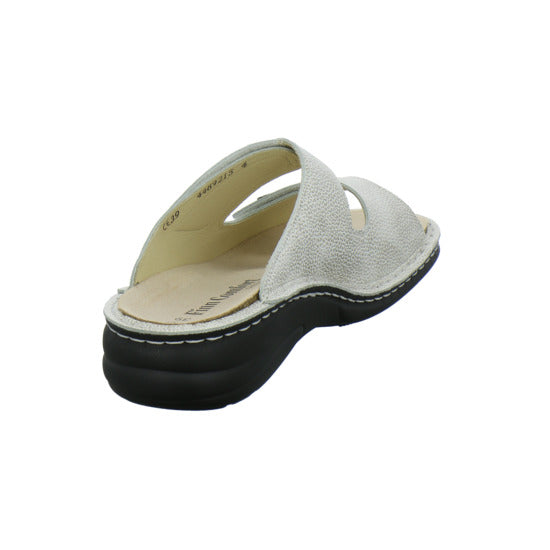 Finn Comfort Colina Pantoletten Beige - 360° Ansicht