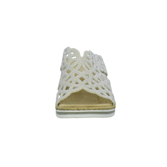 Rieker Pantoletten Damen Beige