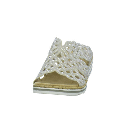 Rieker Pantoletten Damen Beige