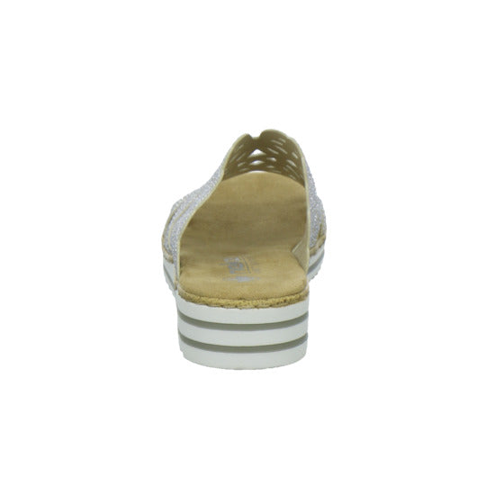 Rieker Pantoletten Damen Beige