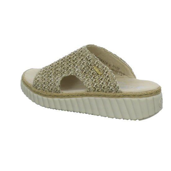Rieker Pantoletten Damen Beige