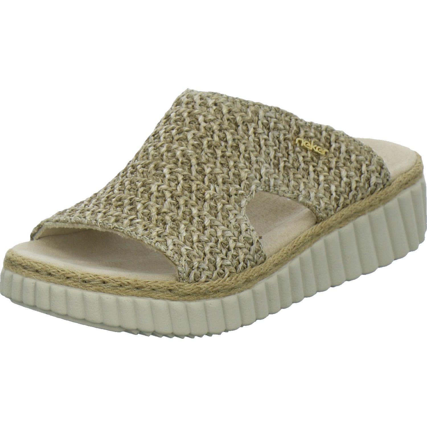 Rieker Pantoletten Damen Beige