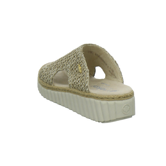 Rieker Pantoletten Damen Beige