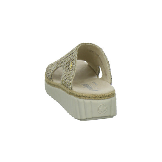 Rieker Pantoletten Damen Beige