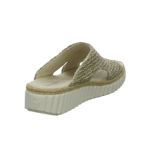Rieker Pantoletten Damen Beige