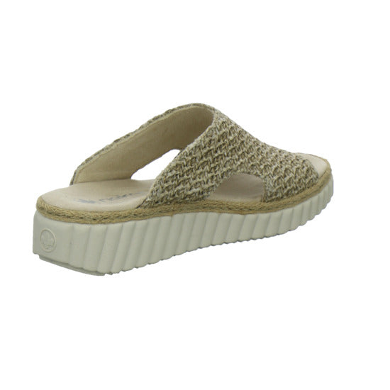 Rieker Pantoletten Damen Beige