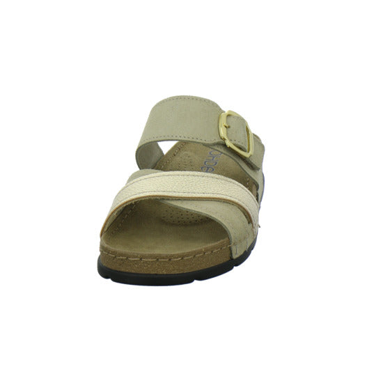 Rohde Pantoletten Beige-kombi - 360° Ansicht