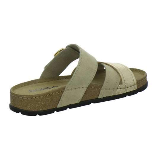 Rohde Pantoletten Beige-kombi - 360° Ansicht